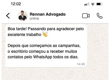 Depoimento Rennan Advogado