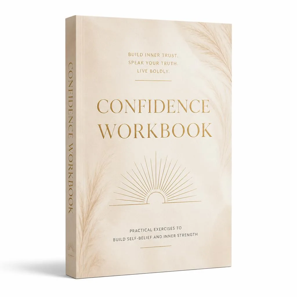 Confidence Workbook premium mockup